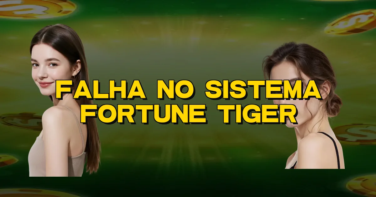 Falha No Sistema Fortune Tiger Oficial