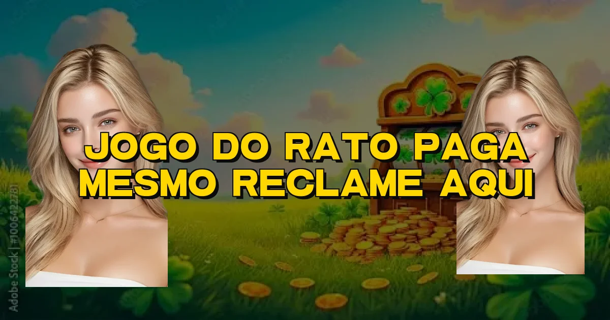Jogo Do Rato Paga Mesmo Reclame Aqui Oficial