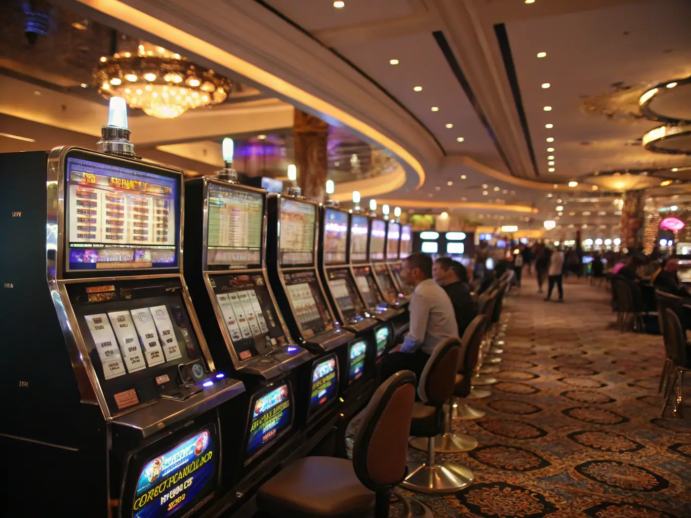 A vibrant display of various slot games with different themes and bonus features, showcasing the wide selection and engaging graphics available at PHMACAO Casino.